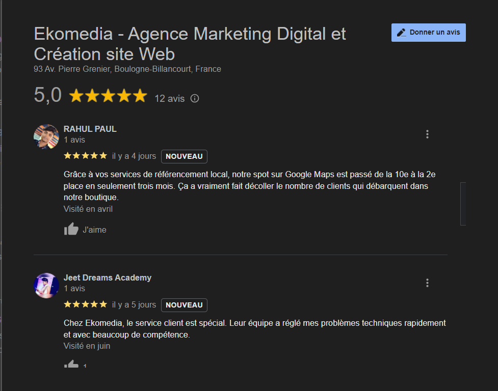 Ekomedia - Agence Marketing Digital et Creayion site Web